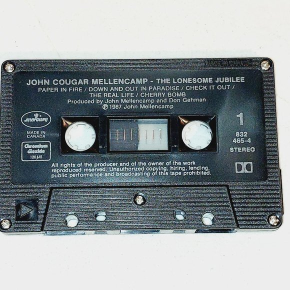 John Cougar Mellencamp lot of 3 Cassette Tapes- tested and works 1980's - Picture 5 of 10